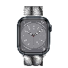 Умные часы Apple Watch Series 8 41 мм Midnight Aluminium Case with Silver Milanese Loop, размер R